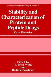bokomslag Stability and Characterization of Protein and Peptide Drugs
