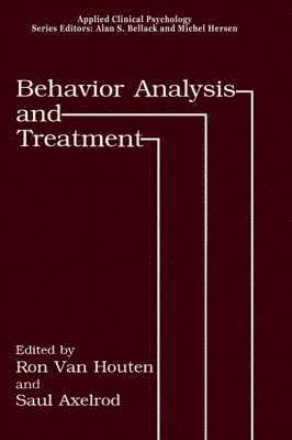 bokomslag Behavior Analysis and Treatment