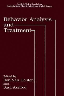 Behavior Analysis and Treatment 1