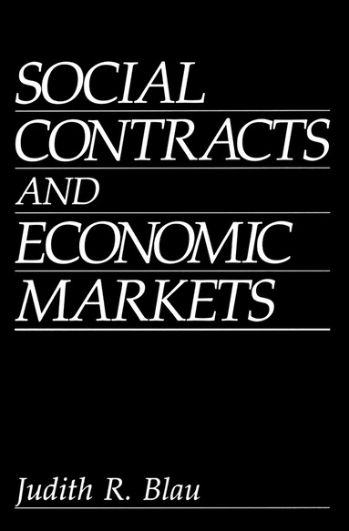 bokomslag Social Contracts and Economic Markets