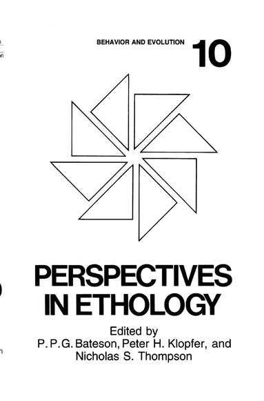 P. H. Klopfer, P. P. Bateson, P.P.G. Bateson, P.H. Klopfer, N.S. Thompson - Perspectives in Ethology, Inbunden