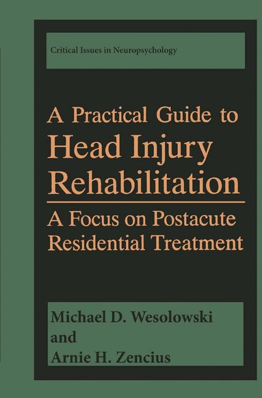 Michael D. Wesolowski, Arnie H. Zencius - Practical Guide to Head Injury Rehabilitation, Inbunden
