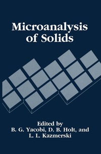 bokomslag Microanalysis of Solids