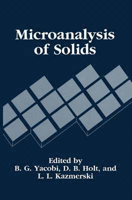 Microanalysis of Solids 1