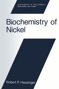 bokomslag Biochemistry of Nickel