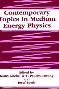bokomslag Contemporary Topics in Medium Energy Physics