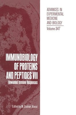 Immunobiology of Proteins and Peptides VII: Proceedings of the Seventh International Symposium Held in Edmonton, Alberta, Canada, October 1-6, 1992 1