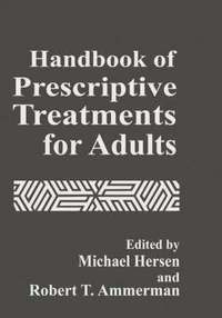 bokomslag Handbook of Prescriptive Treatments for Adults