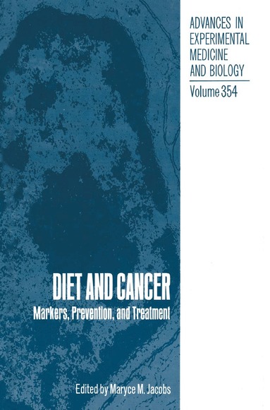 Maryce M. Jacobs, Michael Jacobs, Maryce M. Jacobs - Diet and Cancer, Inbunden