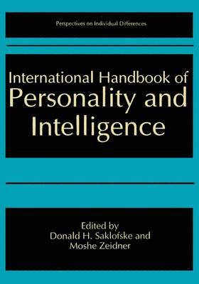 International Handbook of Personality and Intelligence 1