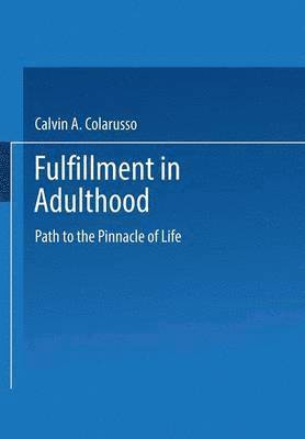bokomslag Fulfillment in Adulthood
