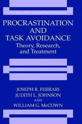 bokomslag Procrastination and Task Avoidance