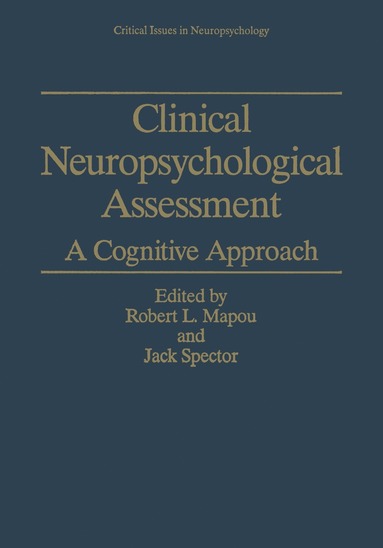 bokomslag Clinical Neuropsychological Assessment