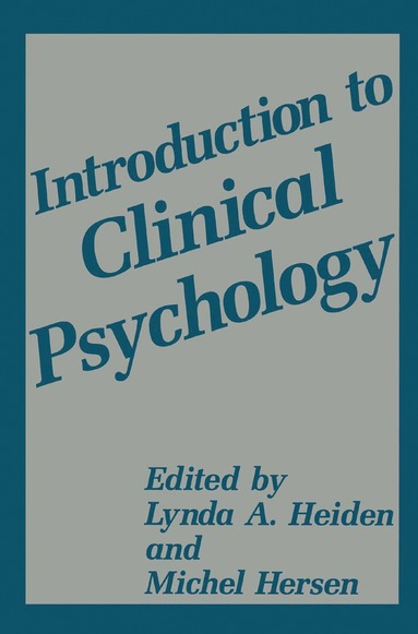 bokomslag Introduction to Clinical Psychology