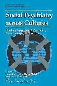 bokomslag Social Psychiatry across Cultures