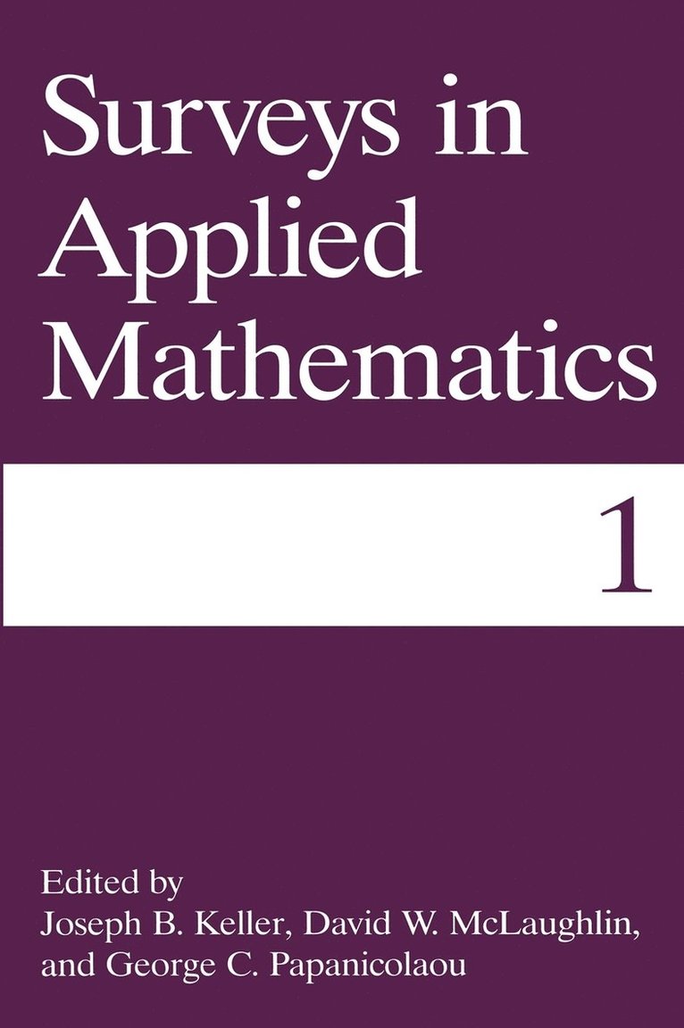 Surveys in Applied Mathematics 1
