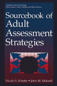 bokomslag Sourcebook of Adult Assessment Strategies