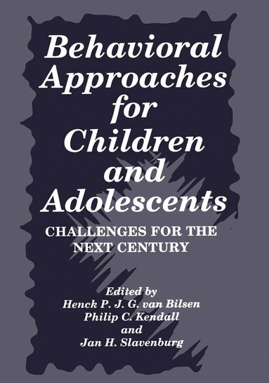 bokomslag Behavioral Approaches for Children and Adolescents