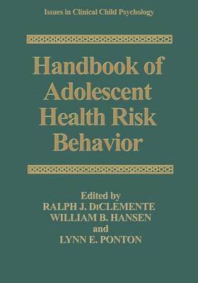 bokomslag Handbook of Adolescent Health Risk Behavior