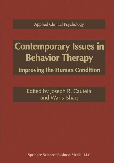 bokomslag Contemporary Issues in Behavior Therapy