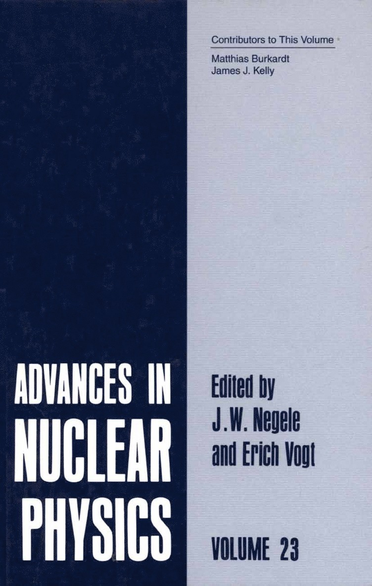 Advances in Nuclear Physics 1