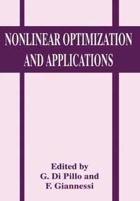 bokomslag Nonlinear Optimization and Applications