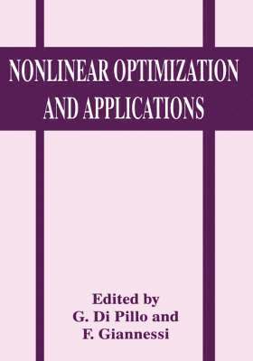 Nonlinear Optimization and Applications 1