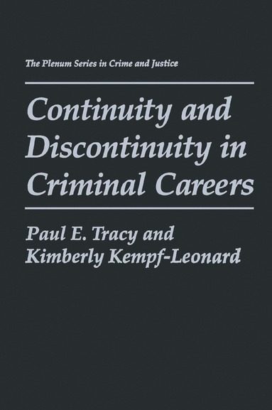 bokomslag Continuity and Discontinuity in Criminal Careers