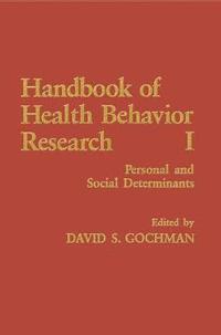 bokomslag Handbook of Health Behavior Research I