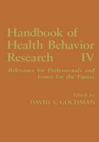 bokomslag Handbook of Health Behavior Research IV