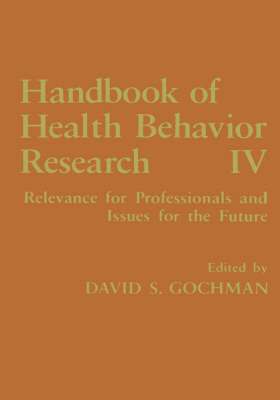 Handbook of Health Behavior Research IV 1