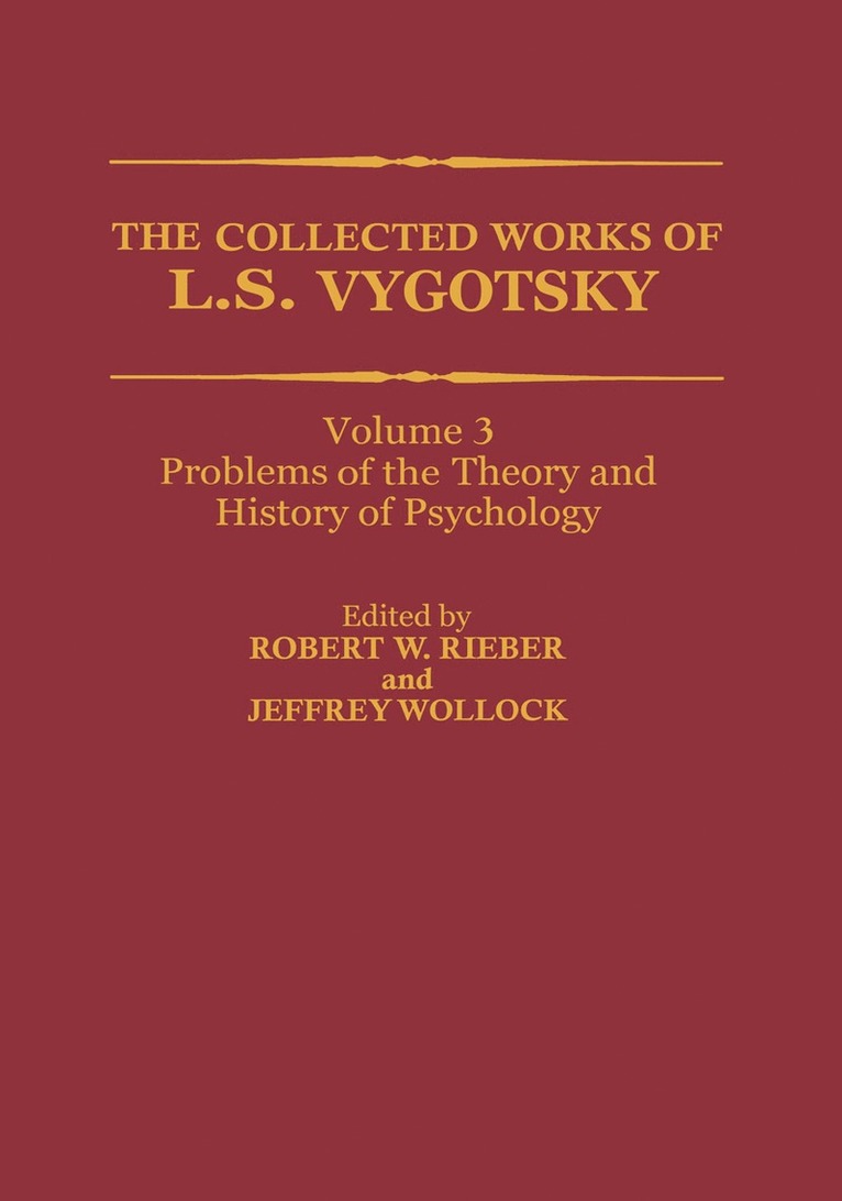 The Collected Works of L. S. Vygotsky 1