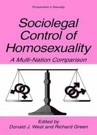 bokomslag Sociolegal Control of Homosexuality