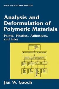 bokomslag Analysis and Deformulation of Polymeric Materials