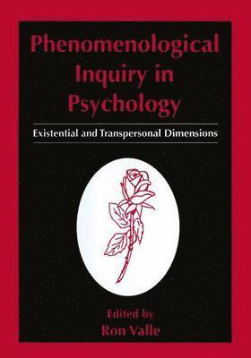 bokomslag Phenomenological Inquiry in Psychology