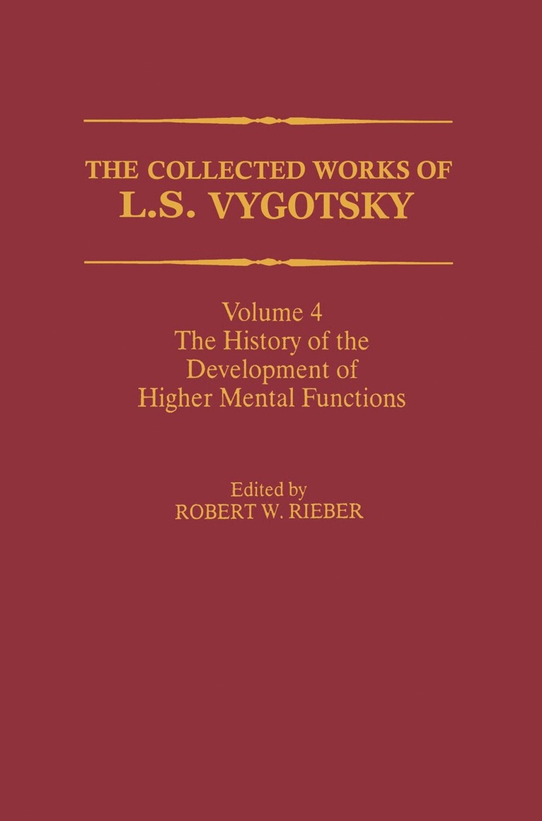 The Collected Works of L. S. Vygotsky 1