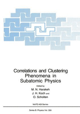 M. N. Harakeh, J. H. Koch - Correlations and Clustering Phenomena in Subatomic Physics, Inbunden