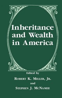 bokomslag Inheritance and Wealth in America