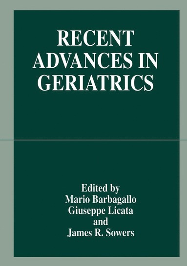 bokomslag Recent Advances in Geriatrics