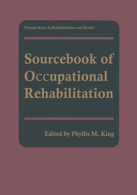 bokomslag Sourcebook of Occupational Rehabilitation