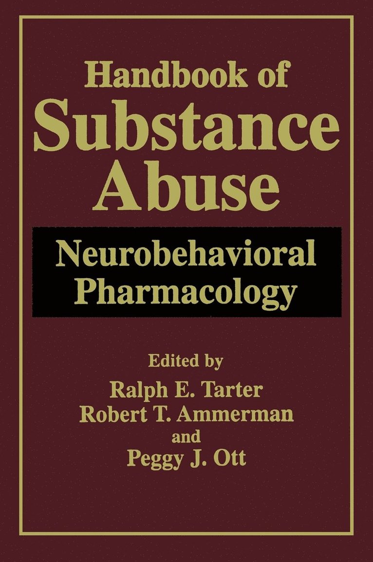 Handbook of Substance Abuse 1