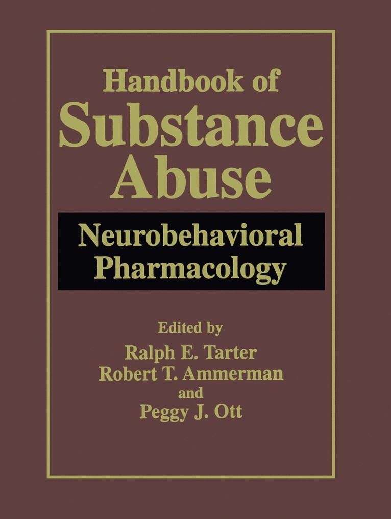 Handbook of Substance Abuse 1