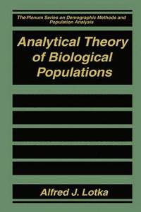 bokomslag Analytical Theory of Biological Populations