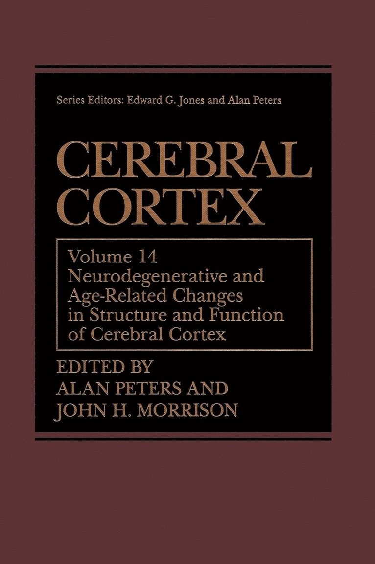 Alan Peters, John H. Morrison, John H Morrison - Cerebral Cortex, Inbunden