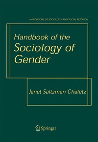 bokomslag Handbook of the Sociology of Gender