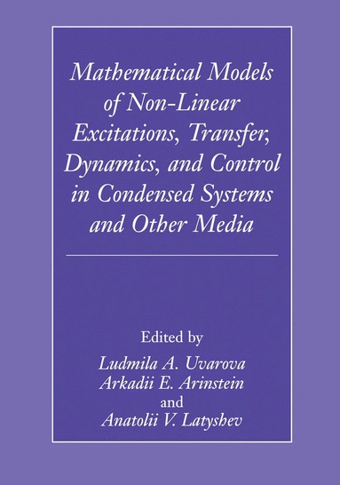 bokomslag Mathematical Models of Non-Linear Excitations, Transfer, Dynamics, and Control in Condensed Systems and Other Media