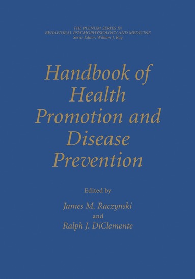 bokomslag Handbook of Health Promotion and Disease Prevention