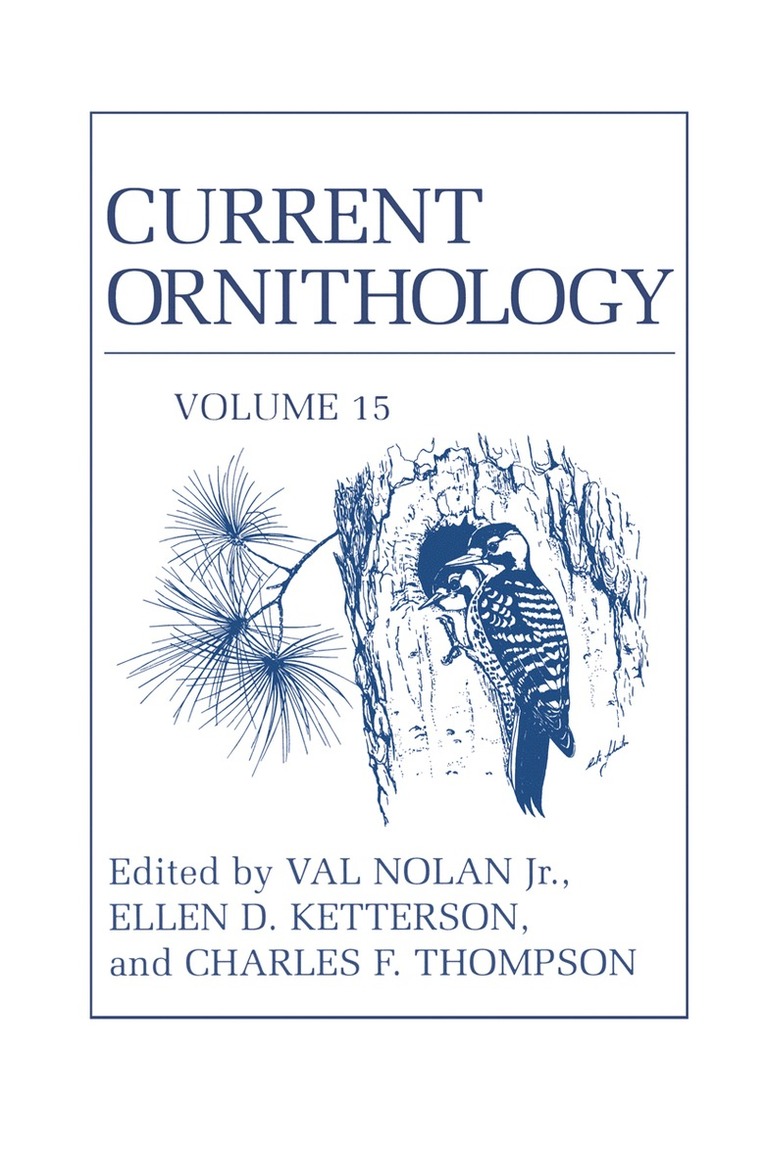Val Nolan Jr., Ellen D. Ketterson, Charles F. Thompson, Jr. Nolan, Val - Current Ornithology, Inbunden