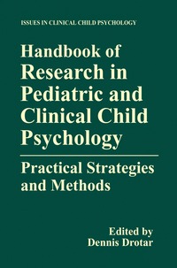 bokomslag Handbook of Research in Pediatric and Clinical Child Psychology