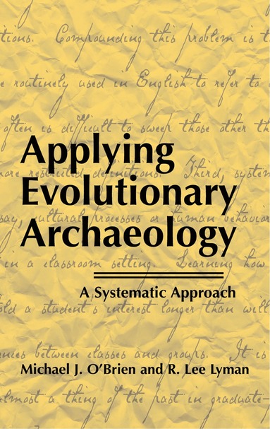 bokomslag Applying Evolutionary Archaeology